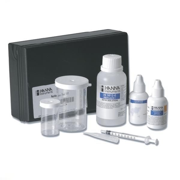 Test kit de dureza total del agua Hanna 400-3000 mg/L (HI 3842)