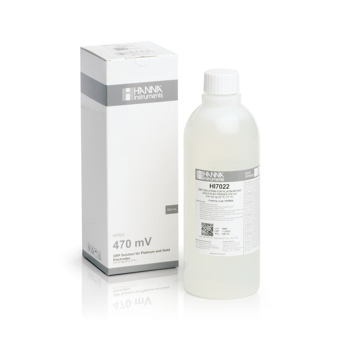 HANNA HI7022L | Solución prueba ORP @470 mV (@25°C), botella 500 mL
