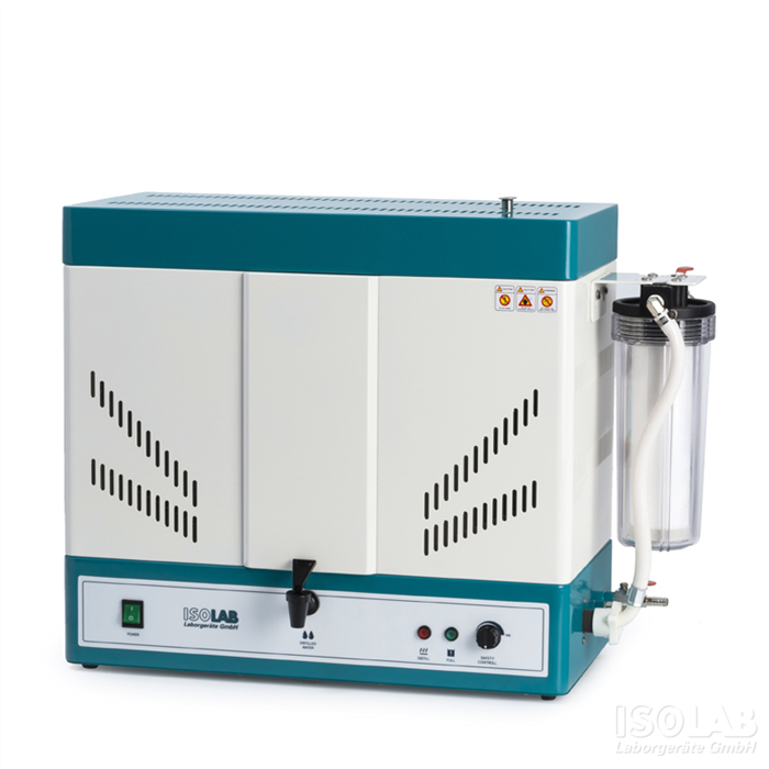 Destilador de agua automático 4 Litros x hora ISOLAB 623.01.004