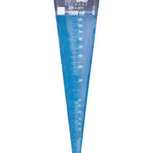 Cono imhoff de vidrio sin llave 1000 ml ISOLAB (043.20.001)