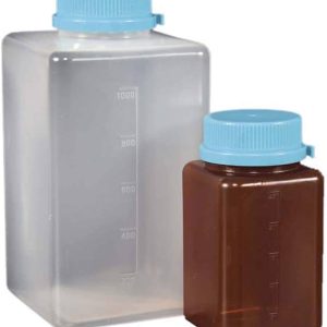 Frasco de pp esteril graduado gl50 (cuadrado) 125 ml ISOLAB (061.23.125)