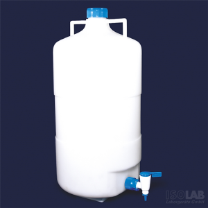 Frasco de plastico con caño 10 lts ISOLAB (062.28.910)