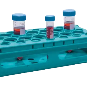 Gradilla para tubos conicos de 15 y 50 ml 21 y 12 hoyos ISOLAB (079.03.006B)