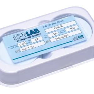 Filtro de membrana de acetato de celulosa x 100 und 0.45 um x47mm ISOLAB (104.01.012)