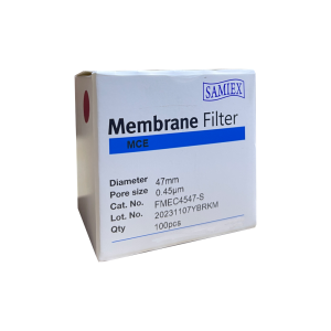 SAMIEX FMEC4547-S | Filtro de membrana de 0.45 um x 47 mm esteril (MCE) Caja x 100 und