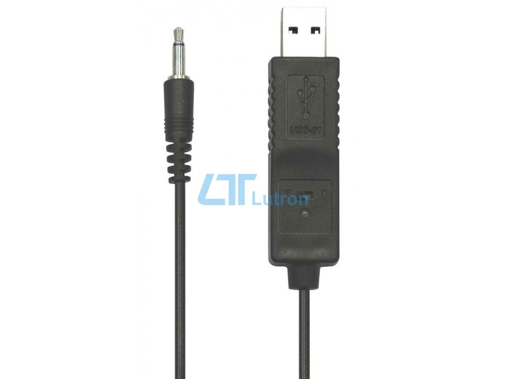 Lutron USB-01 | Cable de datos USB a RS-232 con conector Jack 3.5 mm