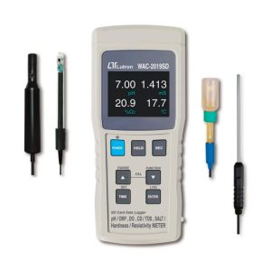 Lutron WAC-2019SD | Multiparámetro para calidad de agua mide | pH, ORP, OD y CE/TDS