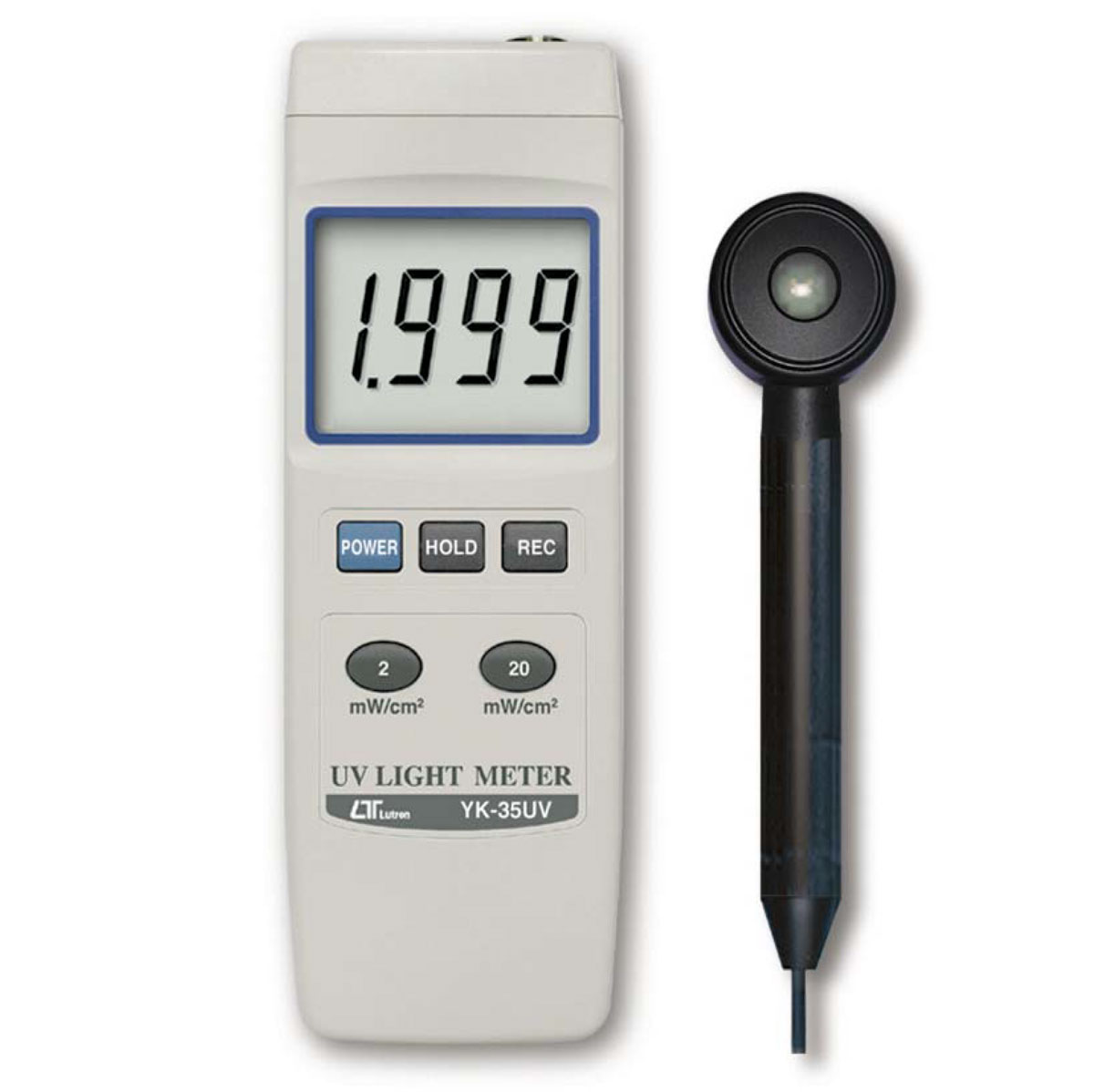 Lutron YK-35UV | Luxómetro, medidor de luz ultravioleta UVA/UVB 290-390nm