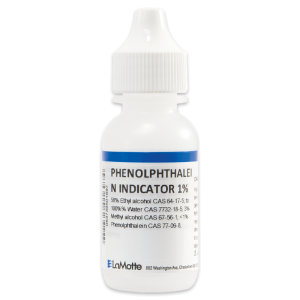 LaMotte 2246-G | Indicador de fenolftaleína, 1%, 30 mL – Reactivo de titulación