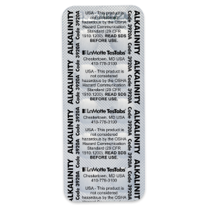 LaMotte 3920A-J | Tabletas TesTabs® de alcalinidad, paquete de 100