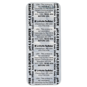LaMotte 3983A-J | TetTabs® de buffer pH 4.0, paquete de 100