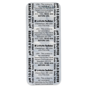 LaMotte 3985A-H | TetTabs® Buffer pH 10.0, paquete de 50