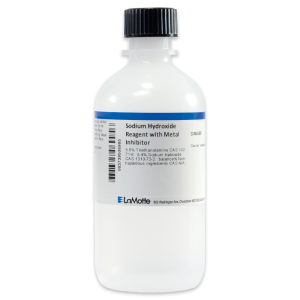 LaMotte 4259-J | Hidróxido de sodio (con inhibidores metálicos), 120 mL – Reactivo de titulación