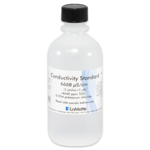 LaMotte 6418-J | Estándar TDS de conductividad, 6668 μS/cm 4668 ppm, 100 mL