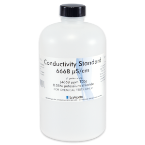 LaMotte 6418-L | Estándar TDS de conductividad, 6668 μS/cm 4668 ppm, 500 mL