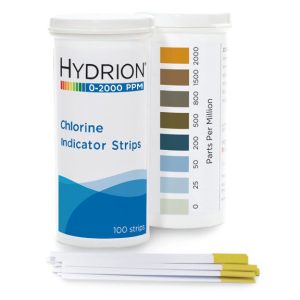 Hydrion CH-2000 | Tira Reactiva Cloro 0-2,000 ppm